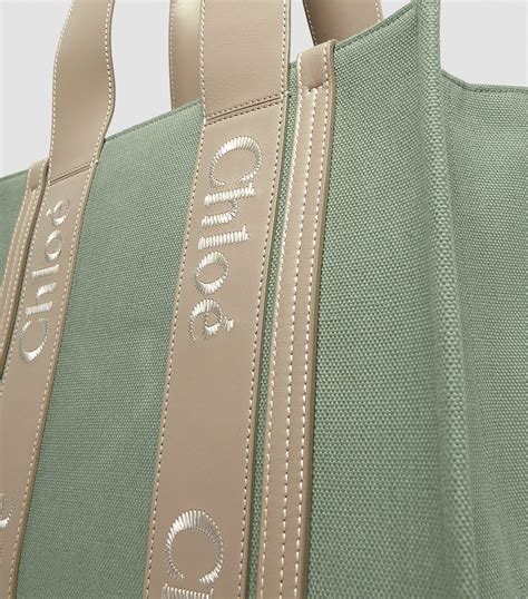 chloe mini canvas tote|medium woody tote bag chloe.